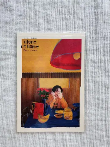 미개봉 새상품 후지이 카제 alone at home 엽서