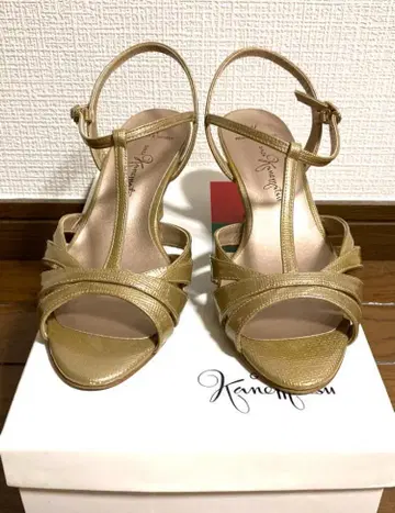 긴자 카네마츠 웨지솔 샌들 (컨디션 최상!)