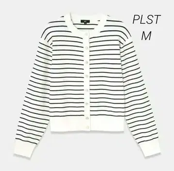 PLST UV 차단 레이온 블렌드 메탈 버튼 가디건 M