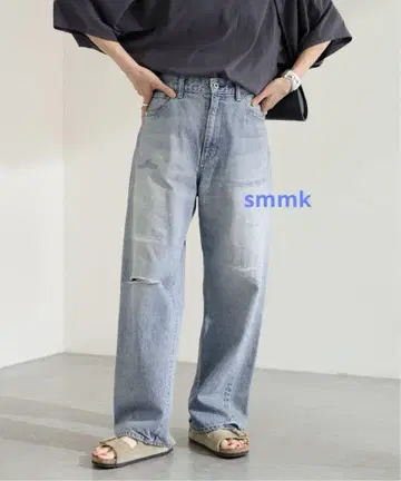 FRAMeWORK MADE BY J 와이드 청바지