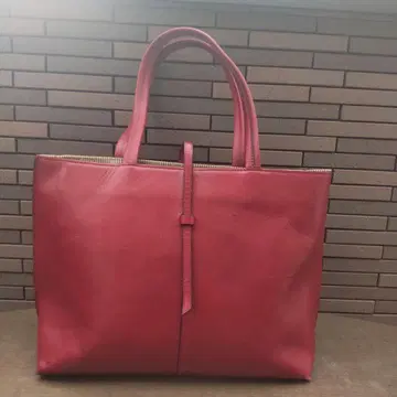 MONTOWA 빨간색 토트백 몬토와