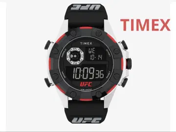 새상품 TIMEX UFC 킥 실버 손목시계 남성용