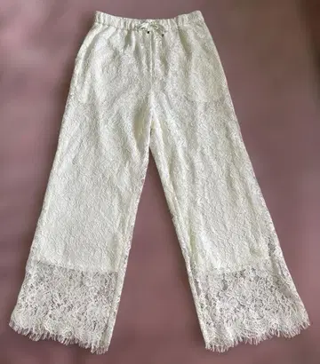 Grace class White 레이스 팬츠