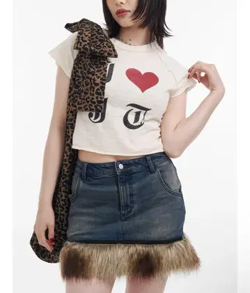 미사용 새상품 I LOVE jt 래글런 티셔츠 여름옷