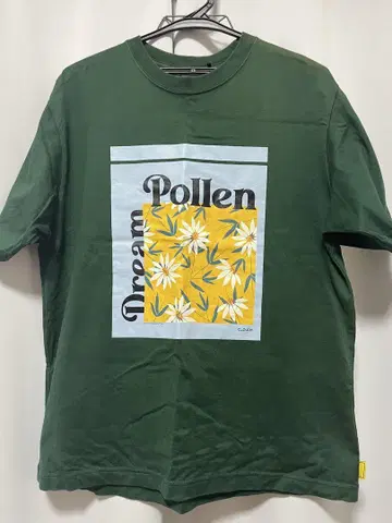 CLOUDY 꽃무늬 티셔츠 그린