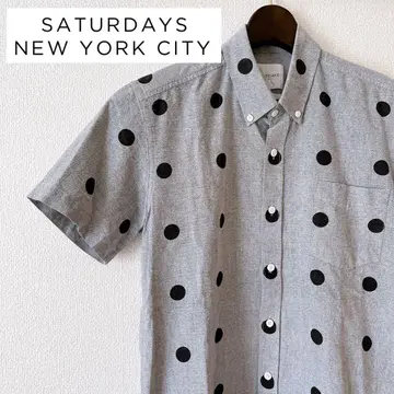 SATURDAYS NEW YORK CITY 새터데이즈 서핑 반팔 셔츠