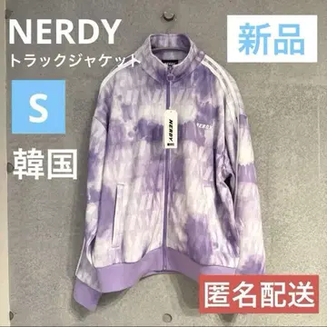NERDY 널디 모노그램 워터 컬러 트랙 탑 한국