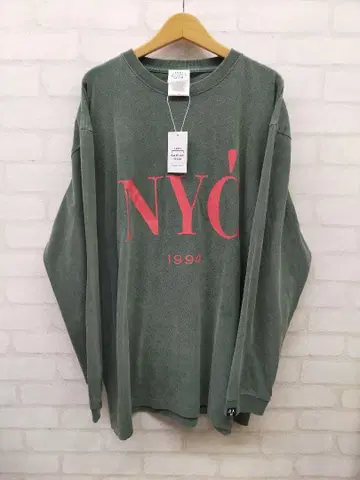 미사용 새상품 GOTHAM NYC 고담 N.Y.C 로고 티셔츠 롱 T