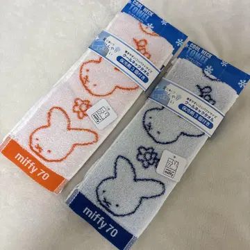 미사용 새상품 미피 쿨 넥 타월 보냉제 3개 포함 miffy 70th