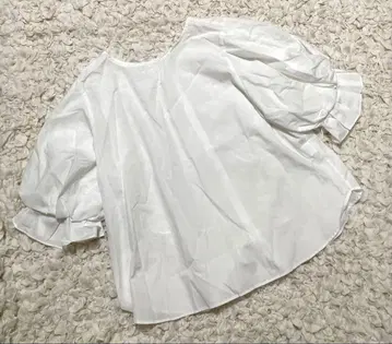 내추럴 꾸뛰르 프릴 소매 블라우스