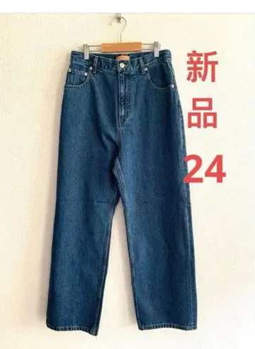 새상품 스트레이트 데님 사이즈 24