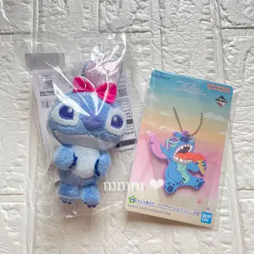 스티치 제일복권 D상 스티치 봉제 인형 마스코트 키링