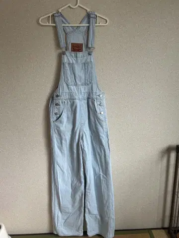 LEVI STRAUSS 라이트 블루 오버롤 S 사이즈