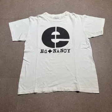 Ed tsuwaki Ed+Nancy 티셔츠 반팔 화이트 화이트