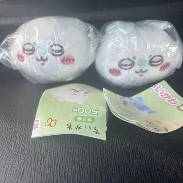 치이카와 (먼작귀) 네소베리 봉제 인형 모몽가 가챠