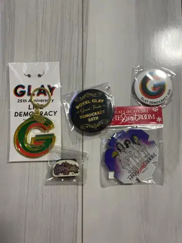 GLAY 투어 굿즈 세트 키링