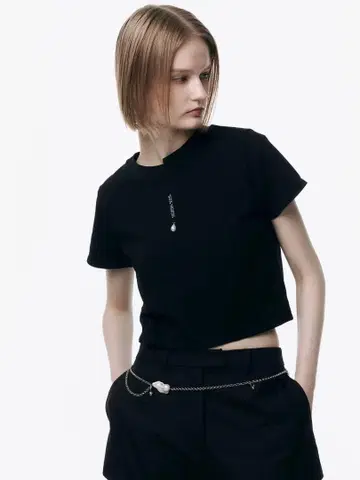 조젬 문 MINIMUM LOGO TSHIRT2 블랙