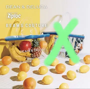DEAN & DELUCA Ziploc 빔즈 클리어 토트백 S