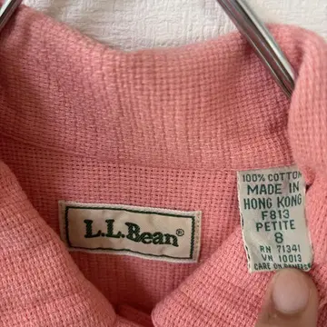 80s 90s L.L.Bean 핑크 셔츠 원피스 빈티지 레어