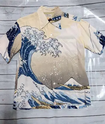 선서프 알로하 셔츠 가쓰시카 호쿠사이 S 동양 엔터프라이즈