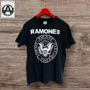 00s 빈티지 RAMONES 티셔츠 666 밴딩 티셔츠 M 블랙