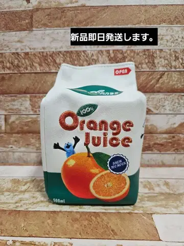 퍼펫 순순 오렌지 주스 파우치 팝업