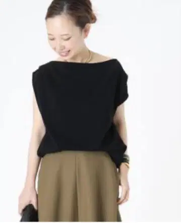 Deuxieme Classe 디자인 저지 블랙