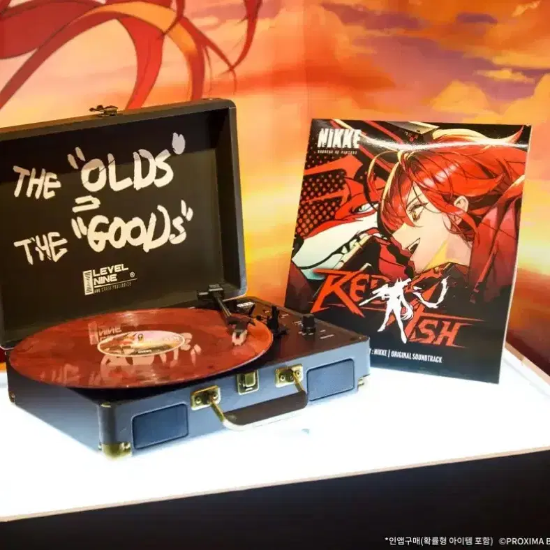 NIKKE Shinsegae pop up Red Hood LP + record set #니케,#니케팝업