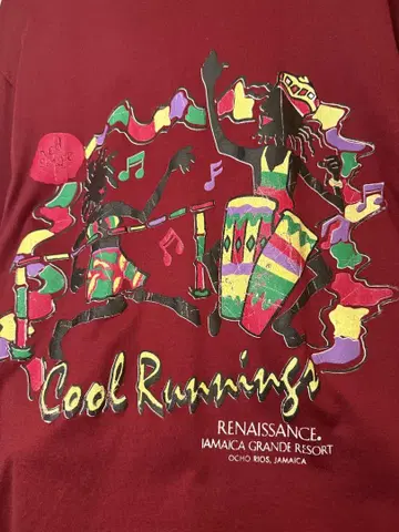 여름 레게 Cool Runnings 티셔츠 자메이카