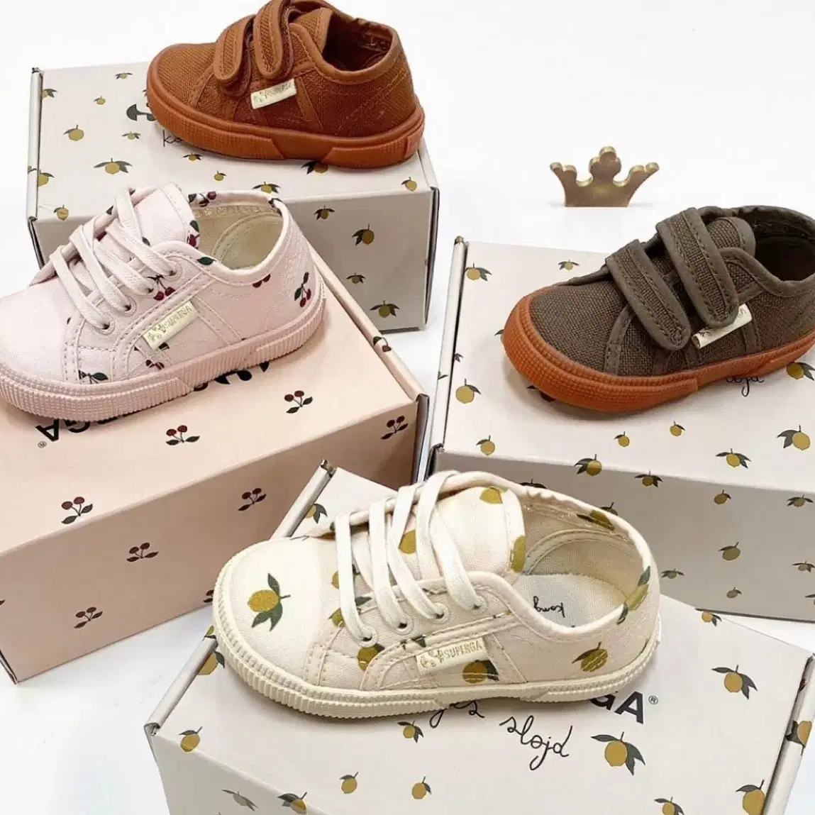 Konges Sløjd Superga Limited Edition Cherry Lemon Sneakers on