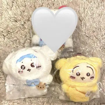 산리오 치이카와 (먼작귀) 마스코트 홀더 하치와레 토끼