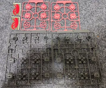 HG 빨간색 건담 비트 4개 세트