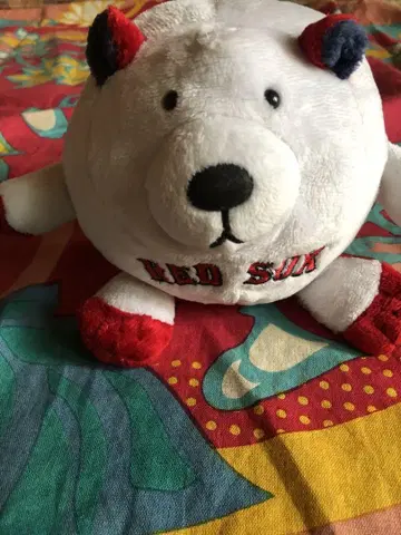 보스턴 RED SOX 곰 캐릭터 봉제 인형/레어 아이템