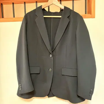 유니클로 블랙 감동 자켓 XL