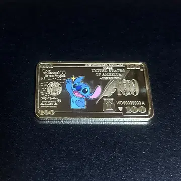 디즈니 100주년 코인 기념 코인 스티치