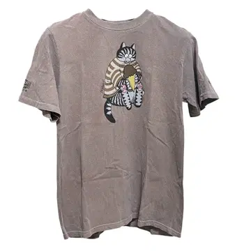 crazy shirts 고양이 브라운 S 사이즈 하와이