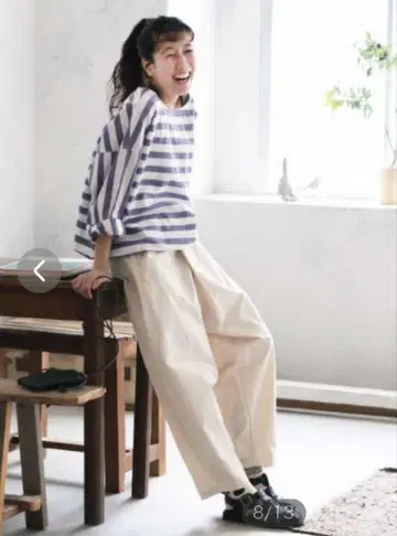 서울 베리 보더 블라우스