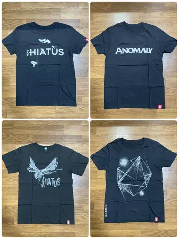 the HIATUS 티셔츠 M 사이즈 4장 세트