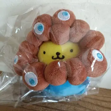 [엑스포 회장에서 한정판] 밋밋한 폼폼푸딩 변신 봉제 인형 카라비너