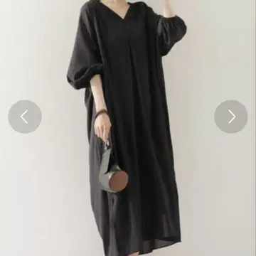 프레임워크 블랙 맥시 원피스 36 세탁 가능