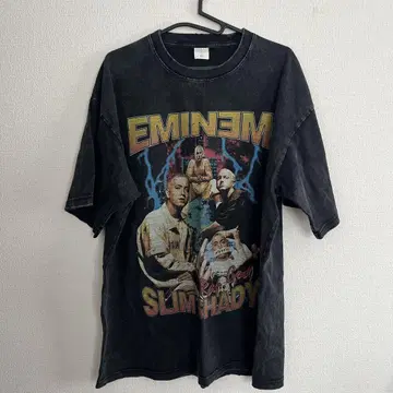 Eminem 빈티지 가공 티셔츠