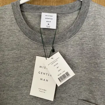 MISTER GENTLE MAN 그레이 티셔츠 M 미사용 새상품 MENS
