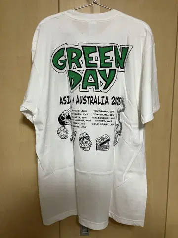 GREEN DAY JAPAN TOUR 2025 투어 티셔츠