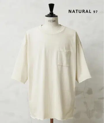 Goodwear WAIPER 별주 슈퍼 빅 티셔츠 내추럴 XL