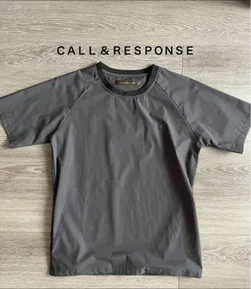 CALL & RESPONSE 콜 앤 리스폰스 나일론 티셔츠 블랙