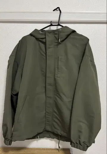 RUUBON 릴랙스 볼륨 마운틴 후드티 S 사이즈 올리브