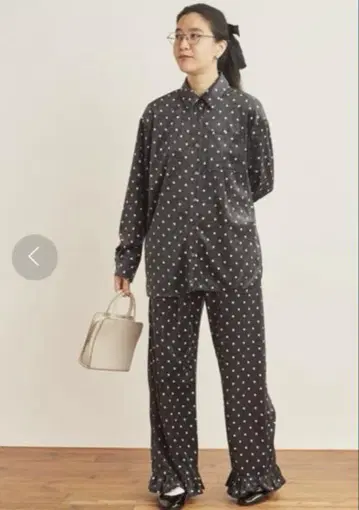피그 런던 도트 팬츠 블랙