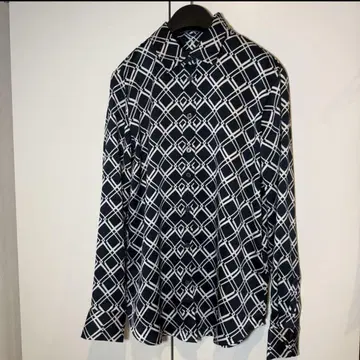 BANANA REPUBLIC 기하학 패턴 긴팔 셔츠