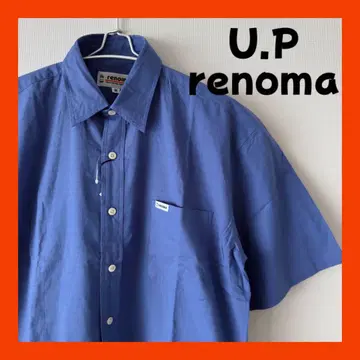 [미사용 새상품] U.P renoma 아메카지 반팔 워크 셔츠