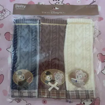 Duffy and Friends 캐릭터 타월 세트 3장
